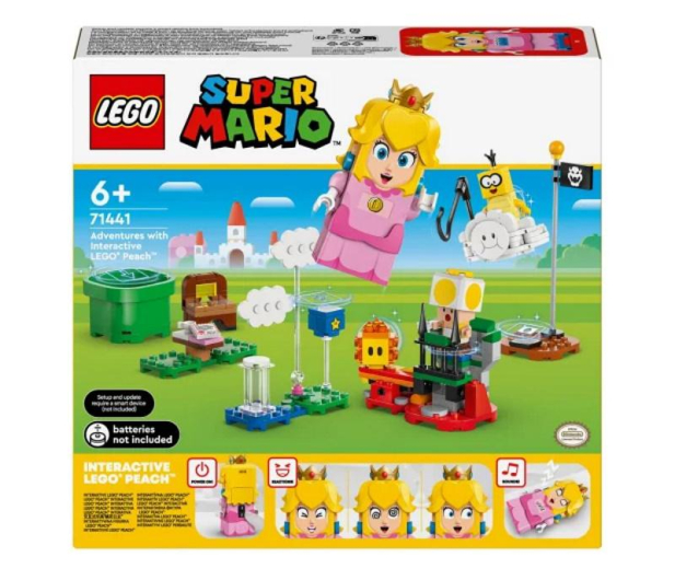 LEGO Super Mario 71441 Przygody z interaktywną figurką LEGO Peach - 1266160 - zdjęcie 3